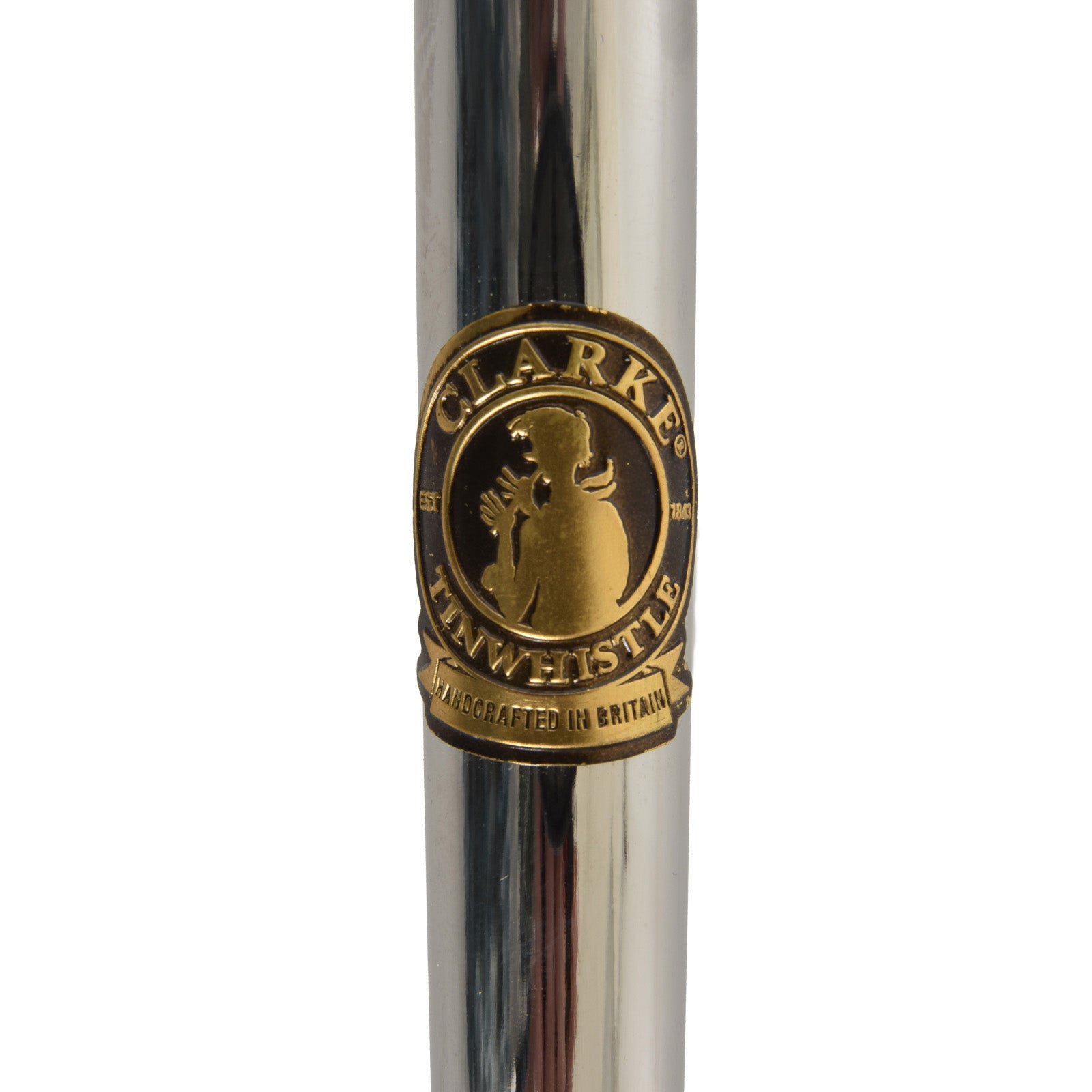 Image 3 of Clarke Nickel Plated Original Tinwhistle, Key of C