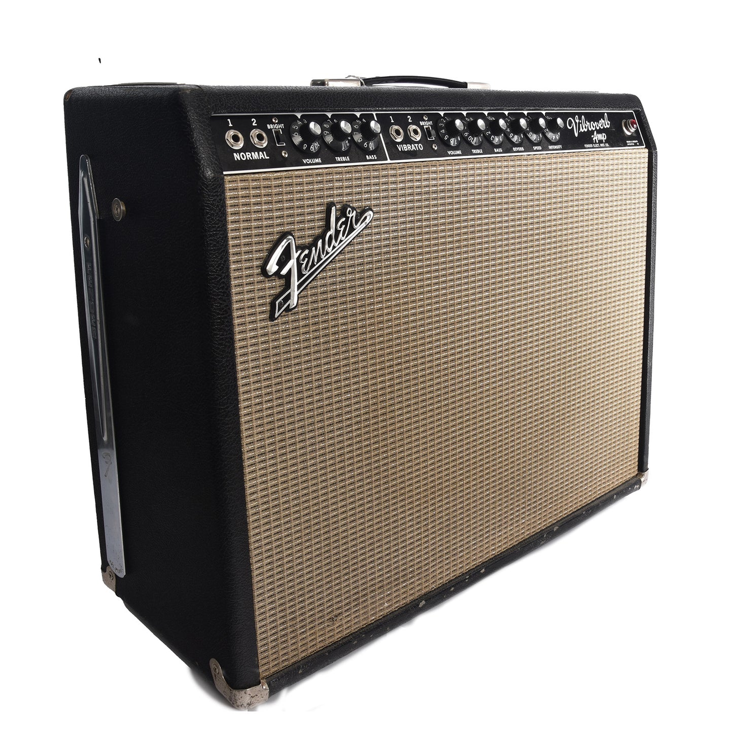 Full front and side of Fender Vibroverb