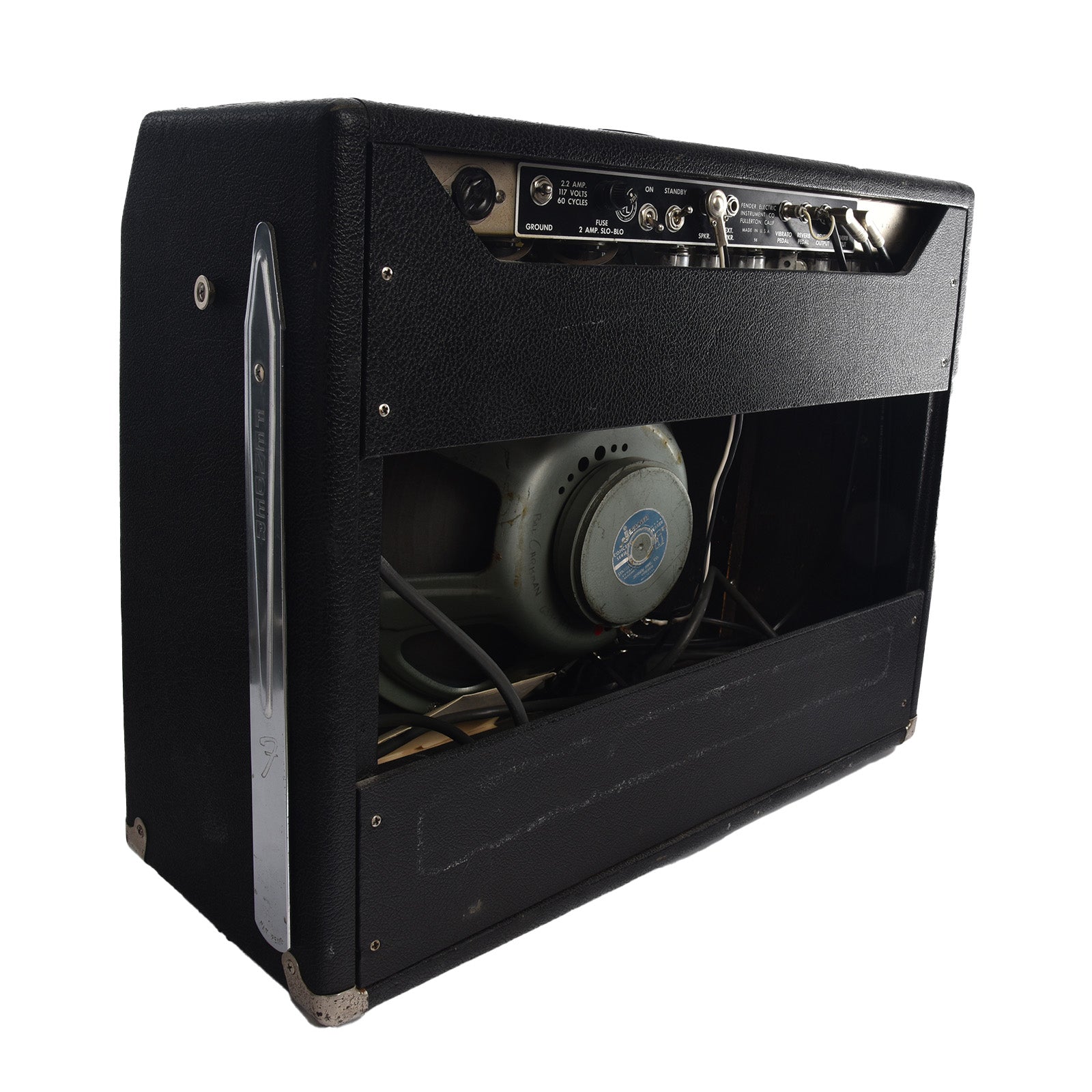 Back and side of Fender Vibroverb