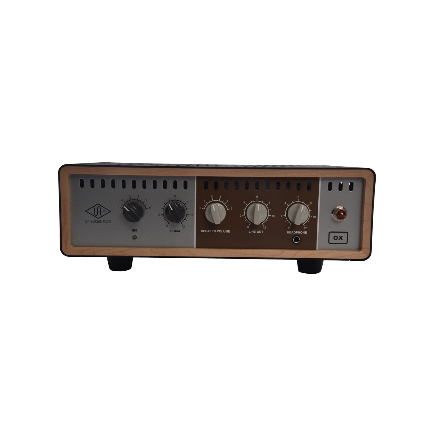 Front of Universal Audio OX Box Amp Attenuator