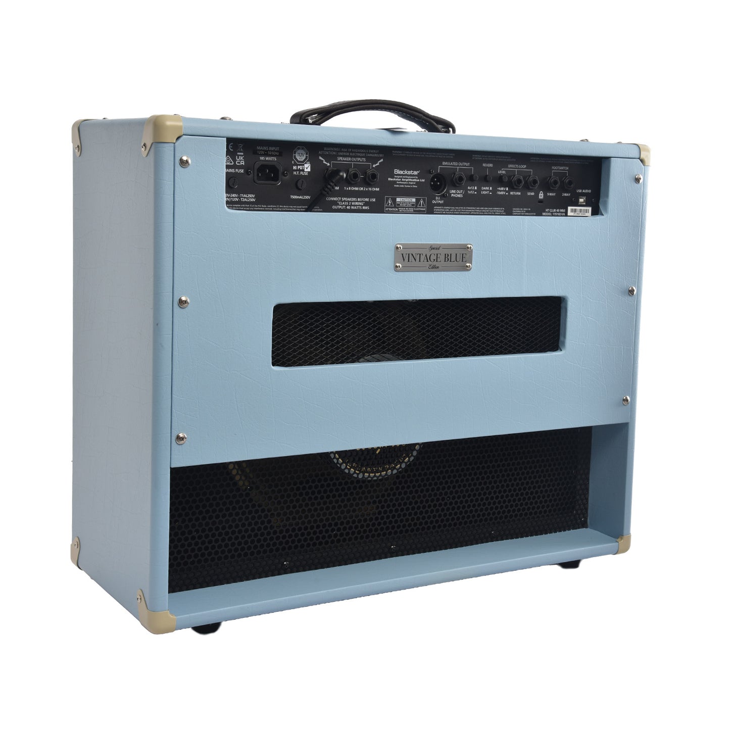 Back and side of Blackstar HT Club 40 Mk II