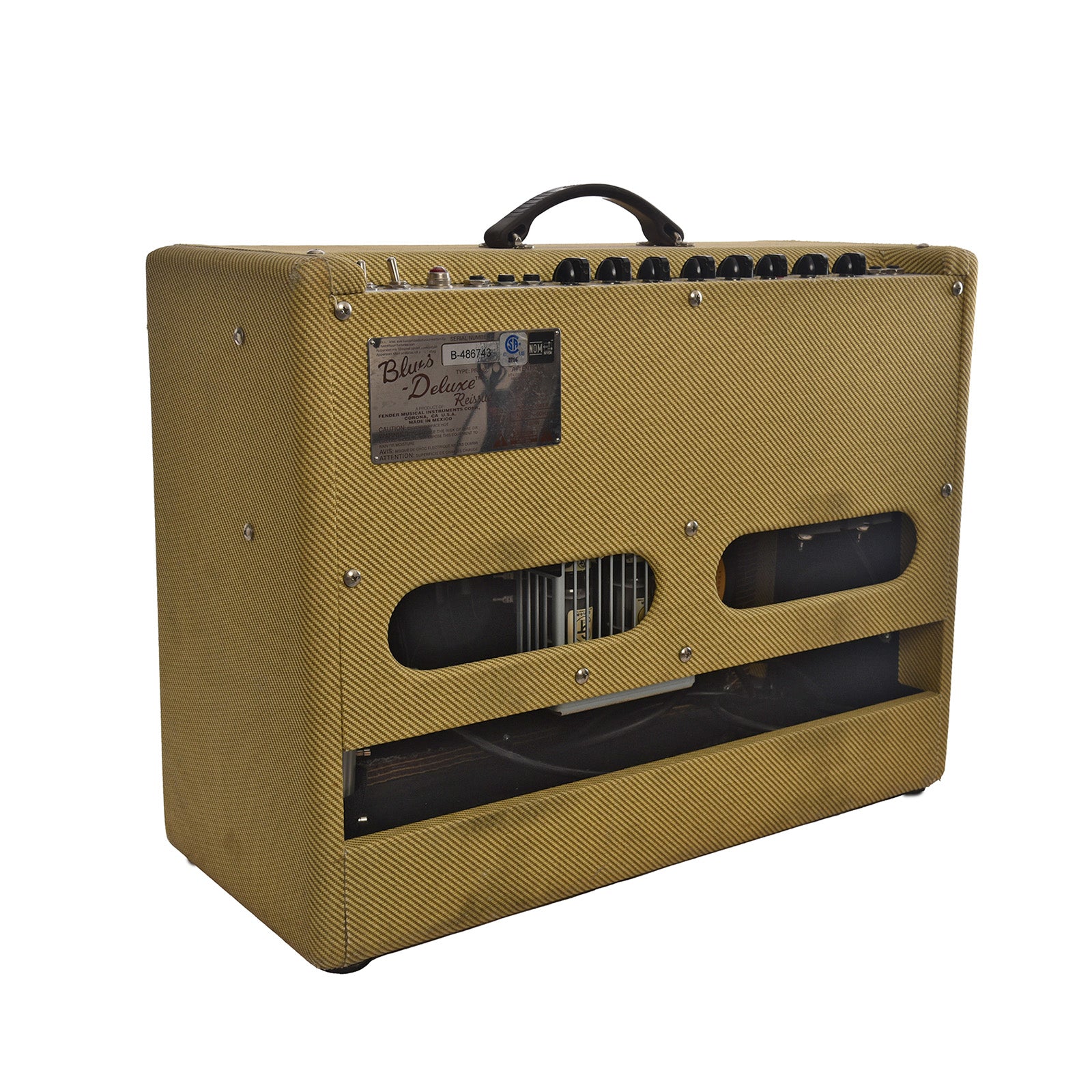 Back and side of Fender Blues Deluxe Reissue