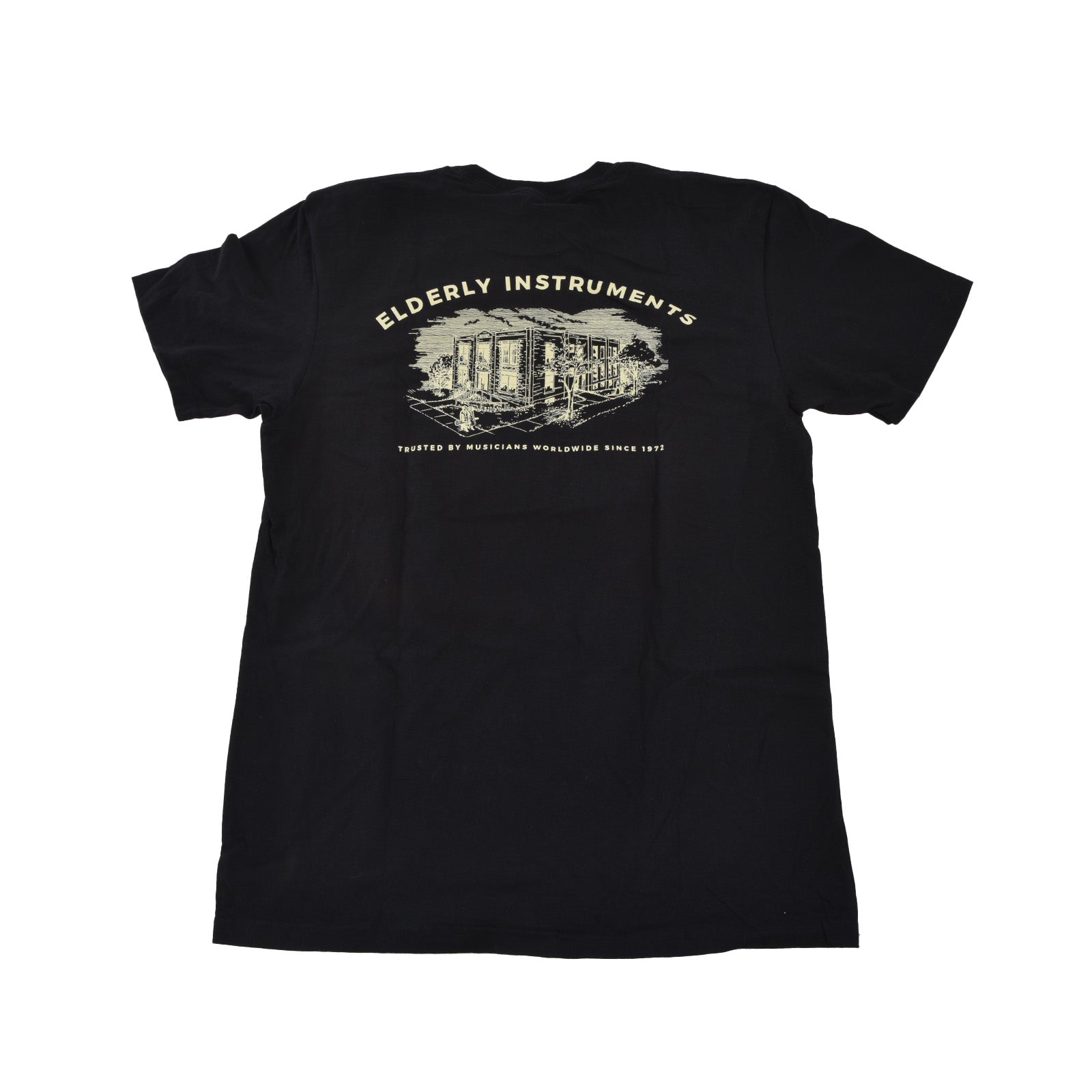Image 3 of Elderly Instruments New 2-Sided T-Shirt, Black