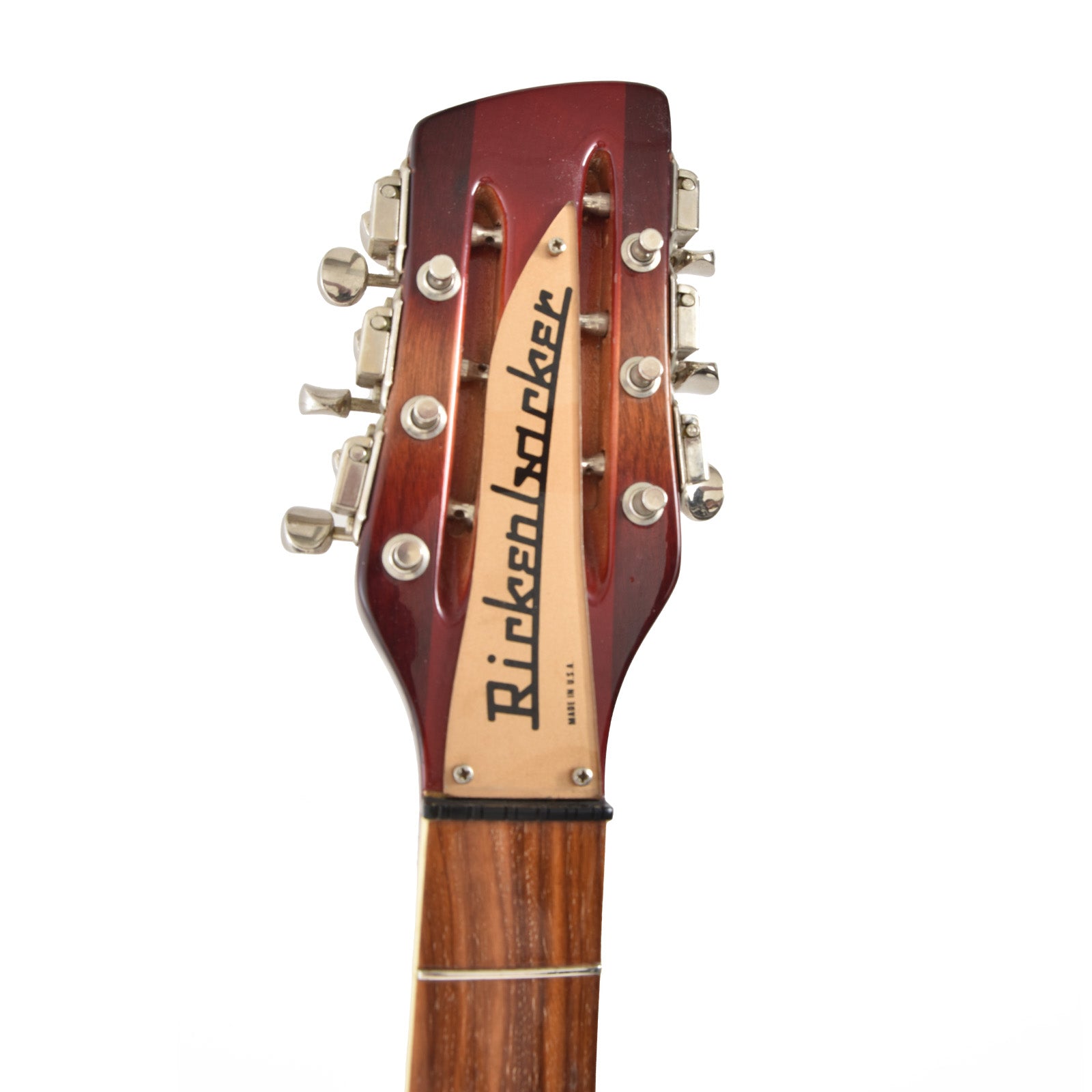 Headstock of  Rickenbacker 660/12 Tom Petty Electric Guitar (2014)