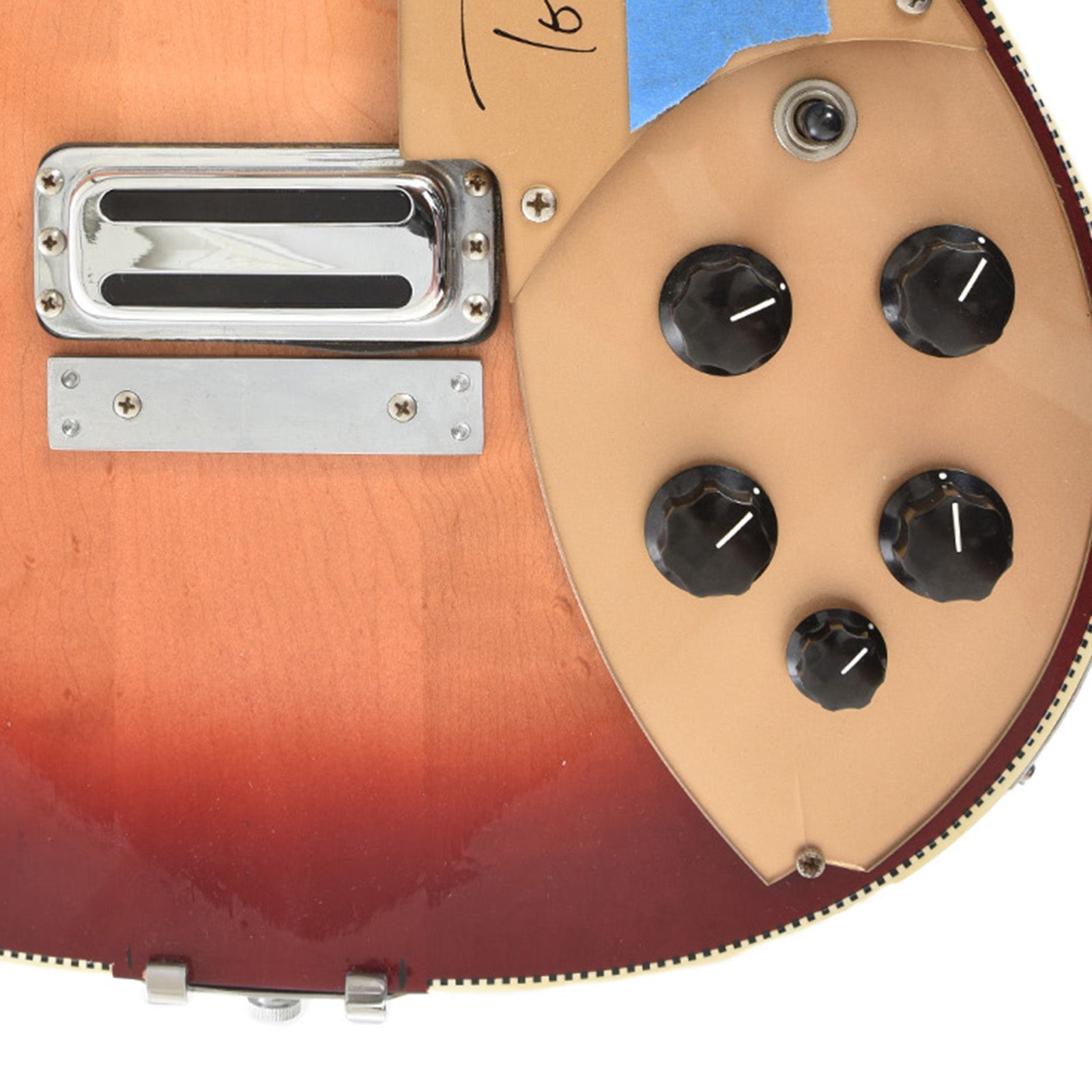 Controls of Rickenbacker 660/12 Tom Petty Electric Guitar (2014)