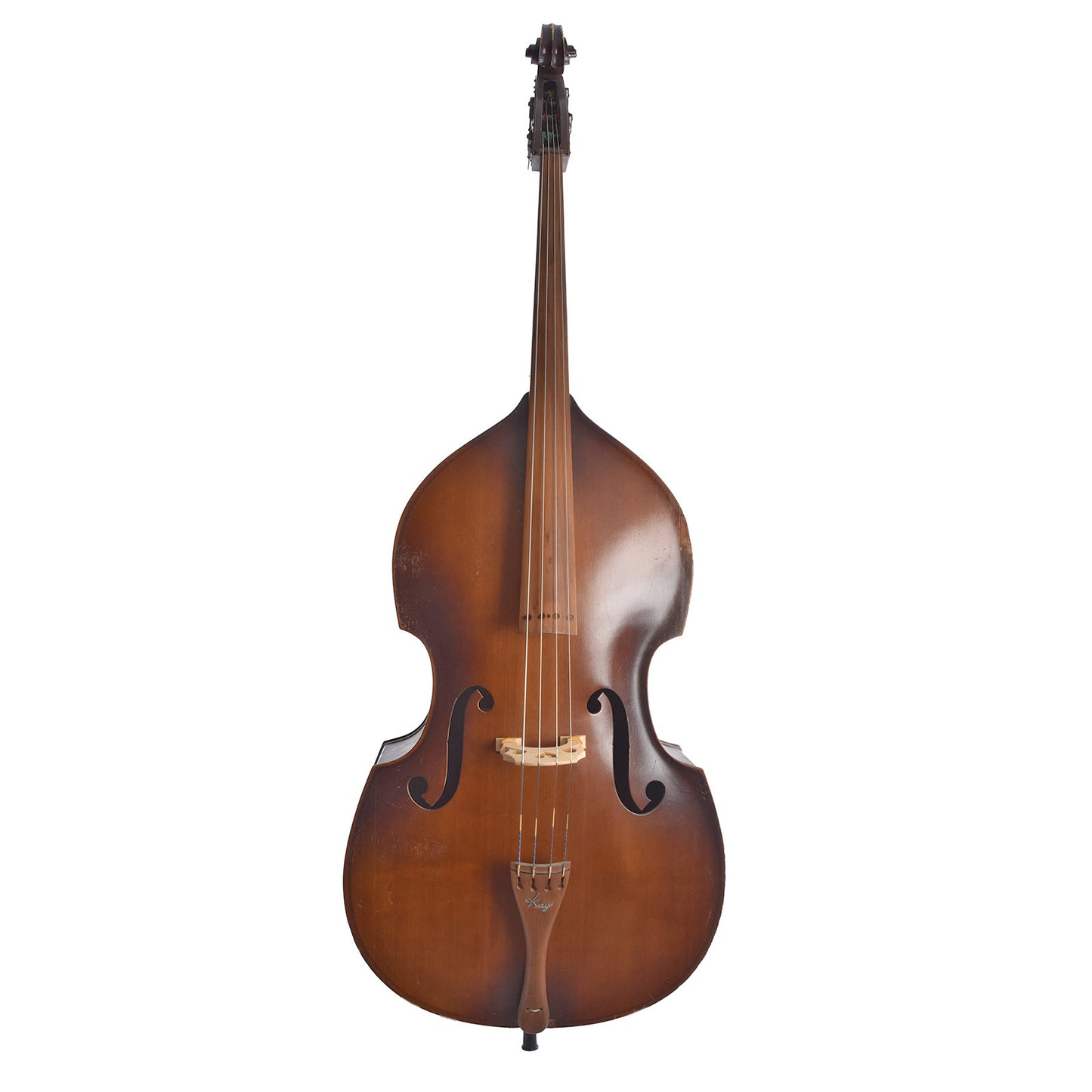 Full front of Kay C-1 3/4 Size Upright Bass
