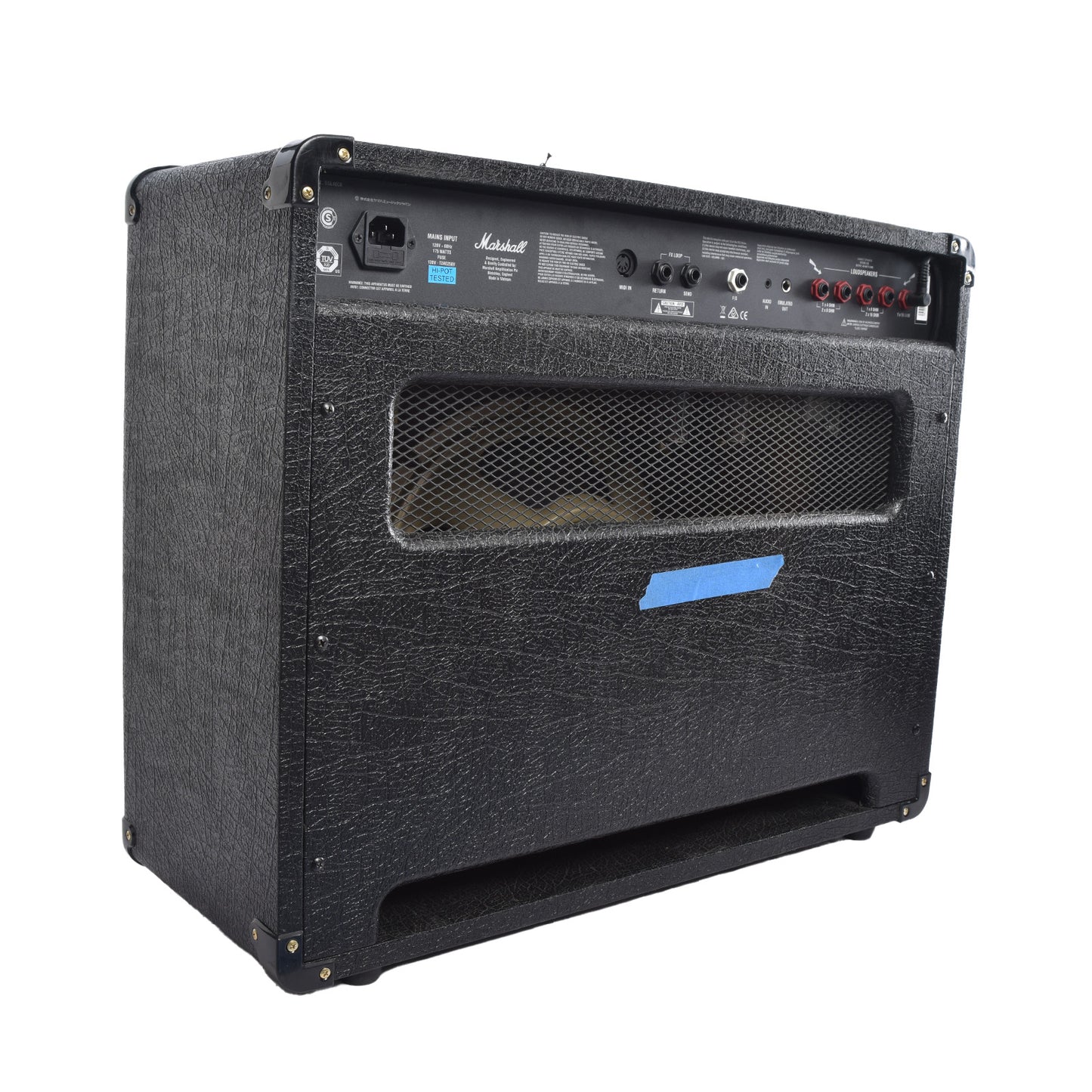 Back and side of Marshall DSL40CR Combo Amp 