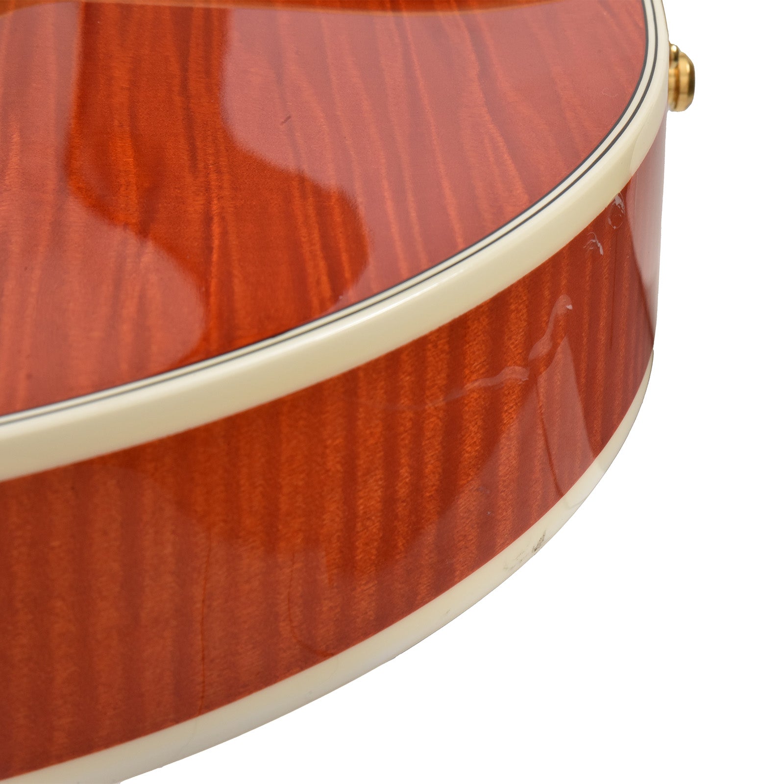Repaired crack of Gretsch G6120TFM Players Edition Nashville Hollowbody Electric Guitar