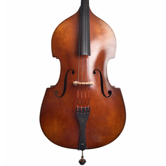 Front of Wilfer (?) German Made 3/4 Upright Bass 