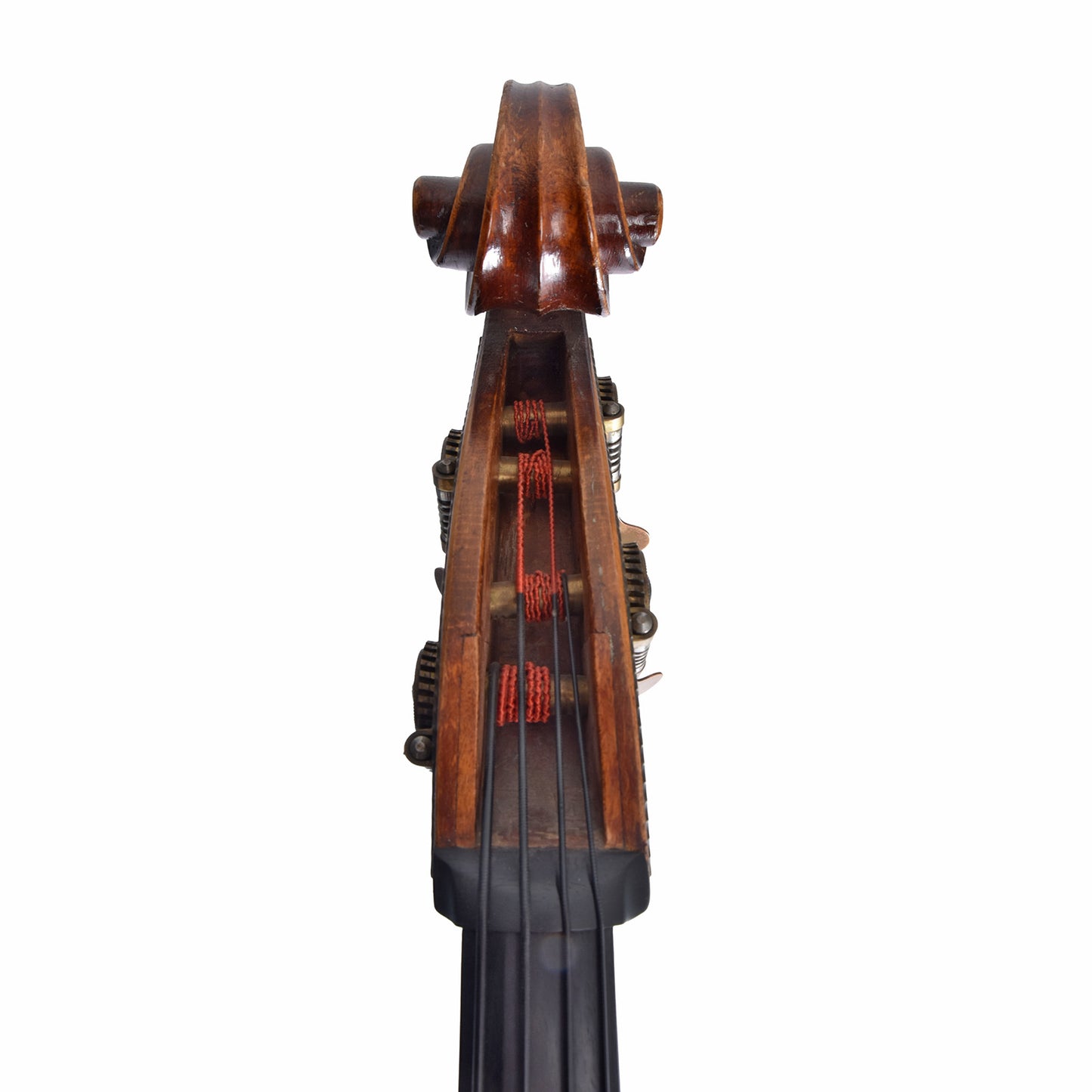 Headstock of Wilfer (?) German Made 3/4 Upright Bass