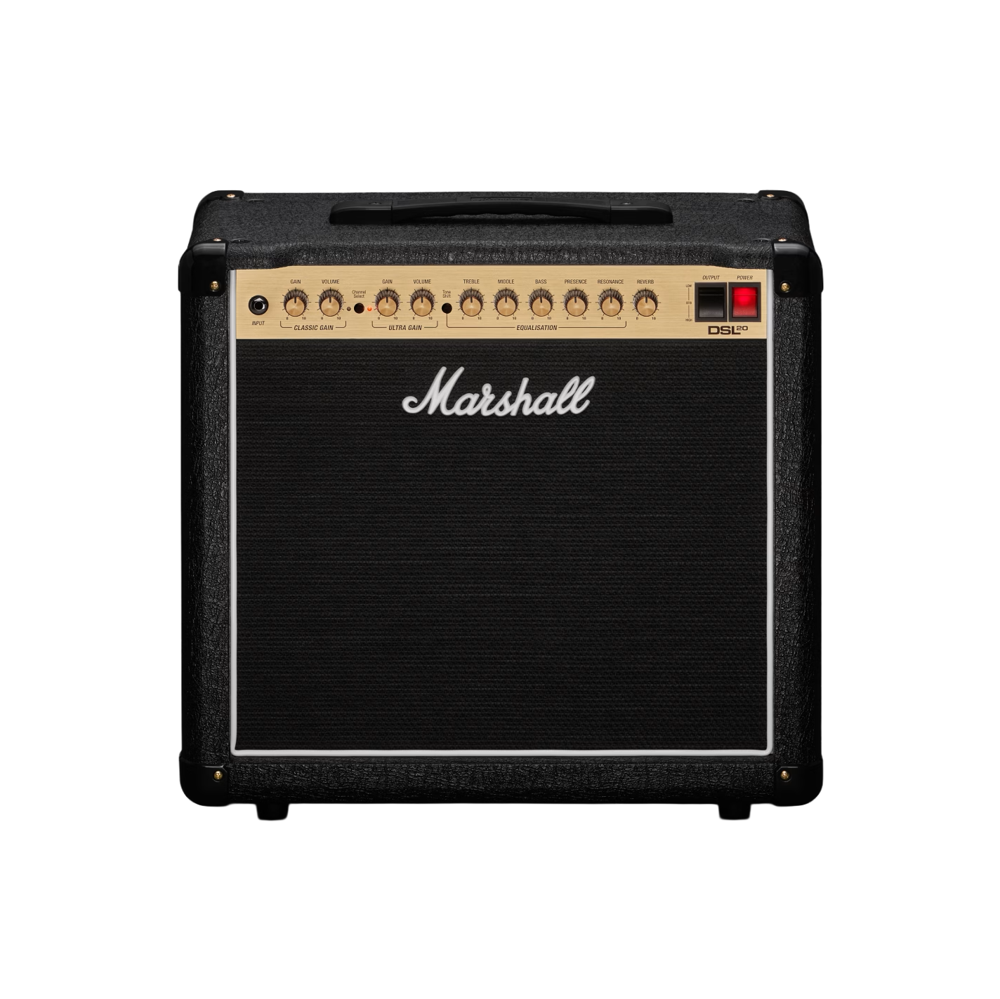 Front of Marshall DSL20CR Combo Amplifier