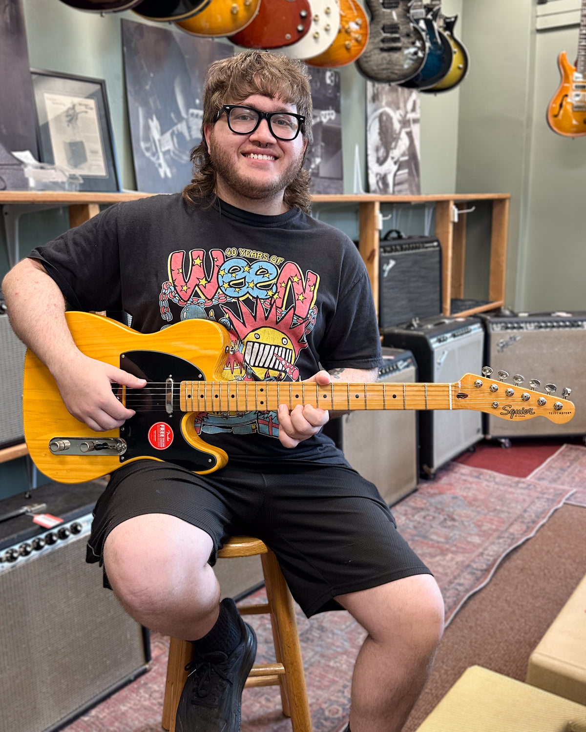 Showroom photo of Squier Classic Vibe Telecaster '50s, Butterscotch Blonde