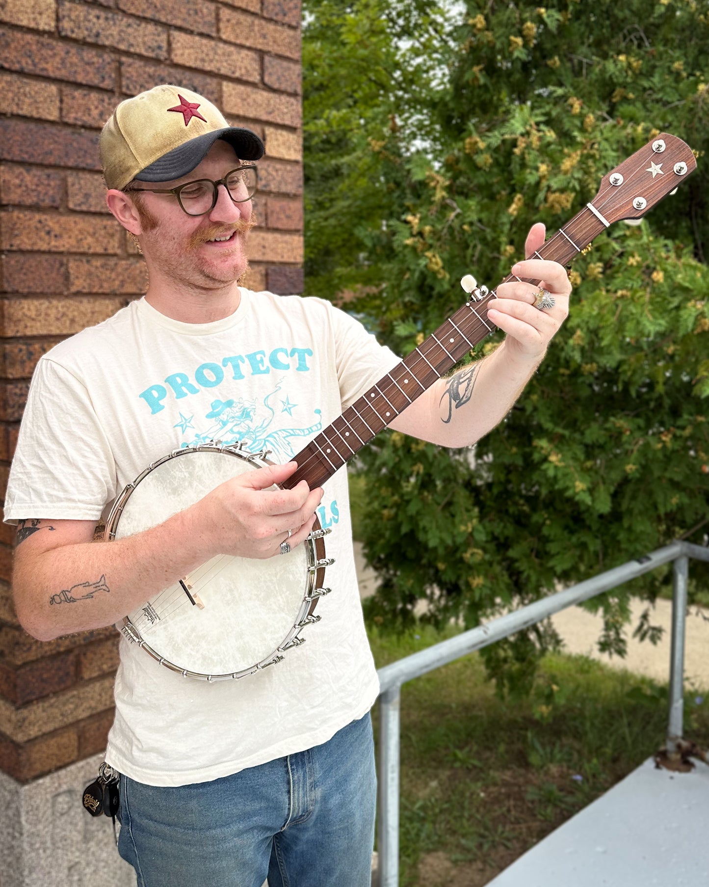 Showroom photo of Gold Star GE-1 Prospector Old-Time Banjo
