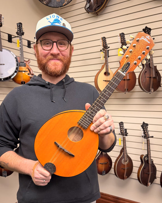 Showroom photo of Gold Tone GM-10 Frypan Mandolin & Case