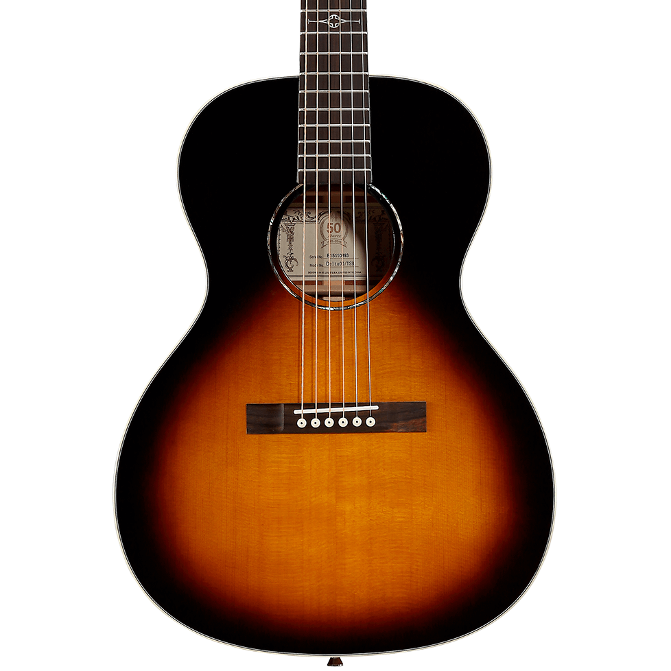 Front Alvarez Delta00 00 Sunburst Acoustic Guitar