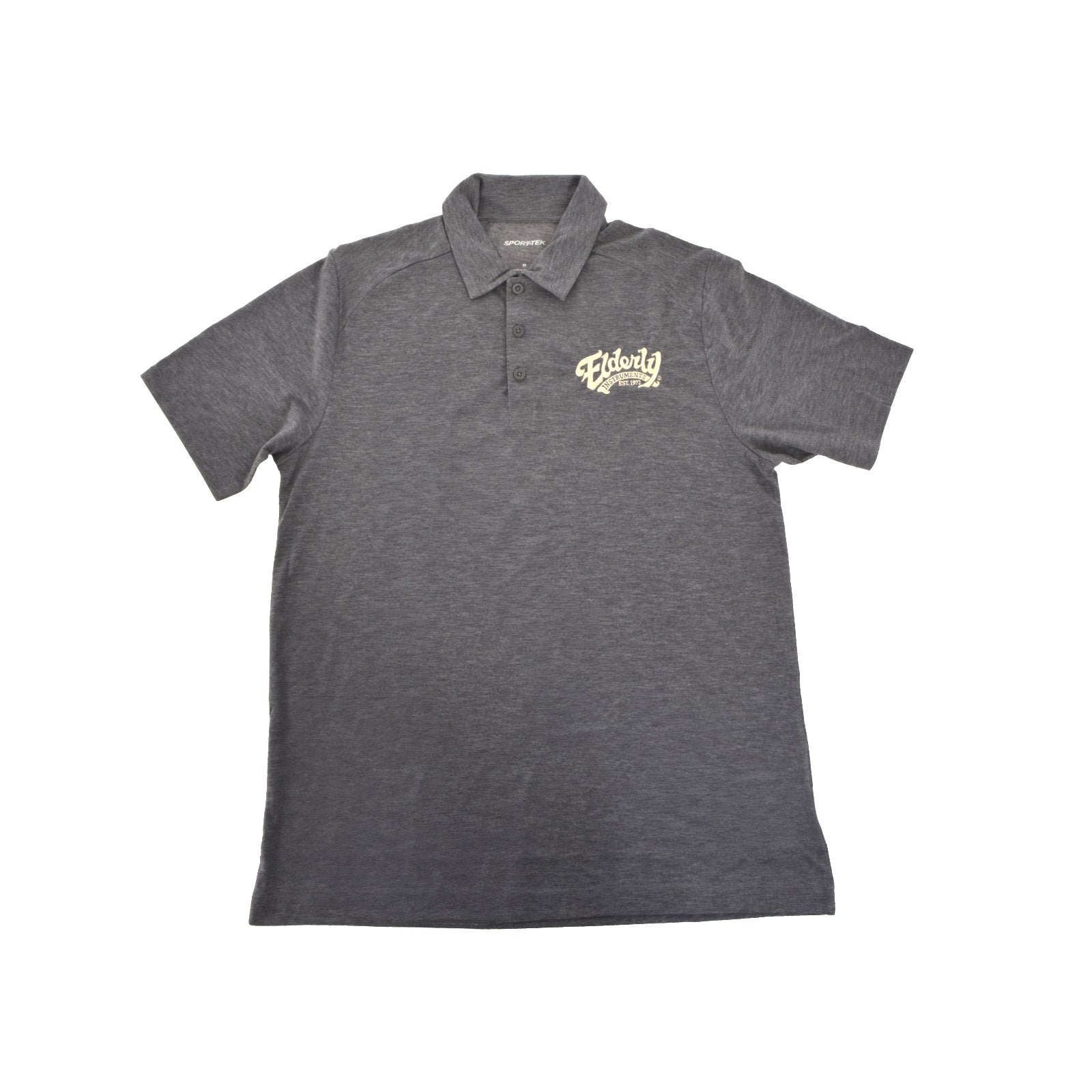 Image 2 of Elderly Instruments Polo Shirt, Heathered Gray 