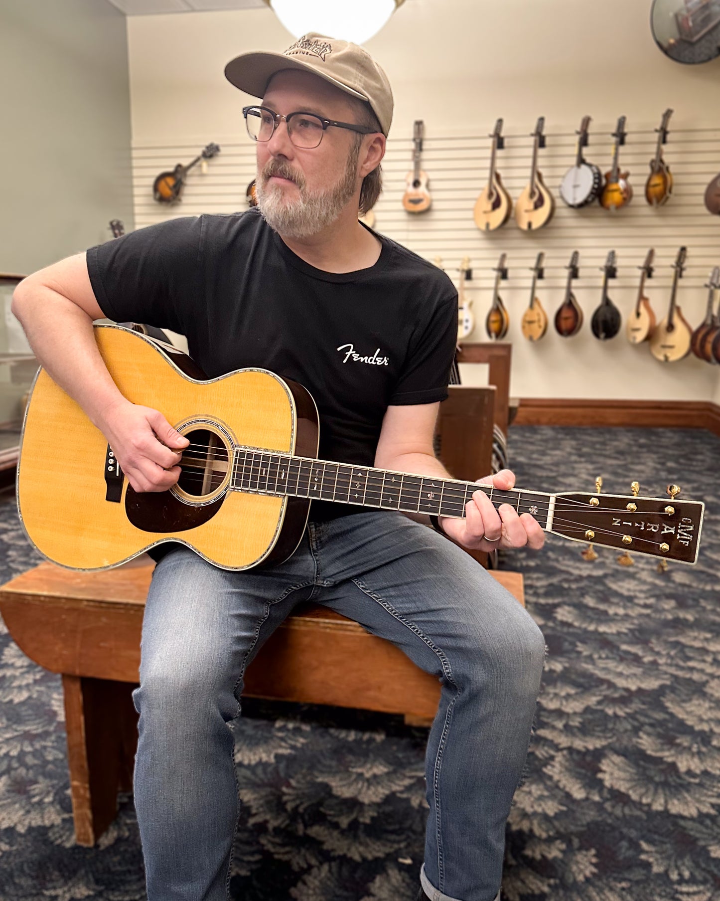 Showroom photo of Martin 000-42 Guitar & Case, 2024 Edition