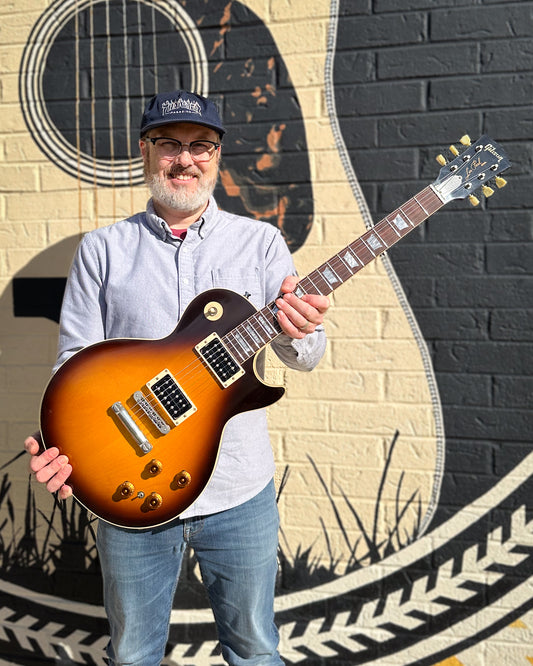 Showroom photo of Gibson Custom Shop Slash Signature Les Paul Standard Prototype Electric Guitar (2004)