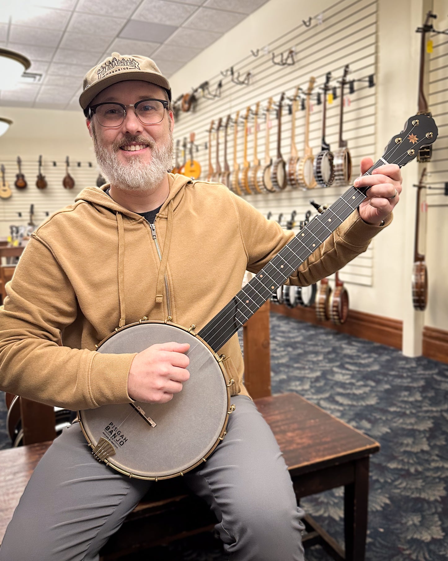 Showroom photo of Pisgah Wonder Maple 11" Open Back Banjo (2024)