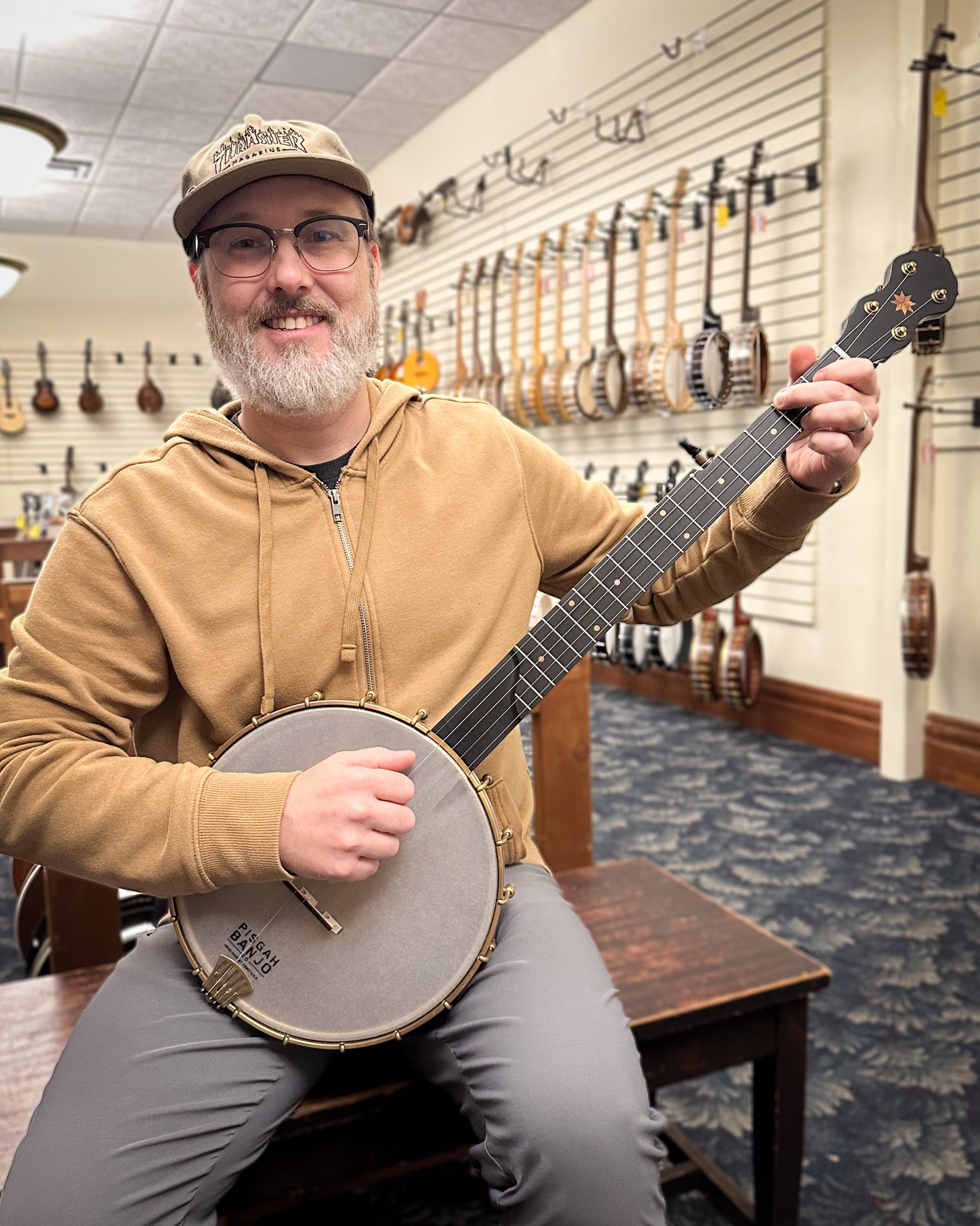 Showroom photo of Pisgah Wonder Maple 11" Open Back Banjo (2024)