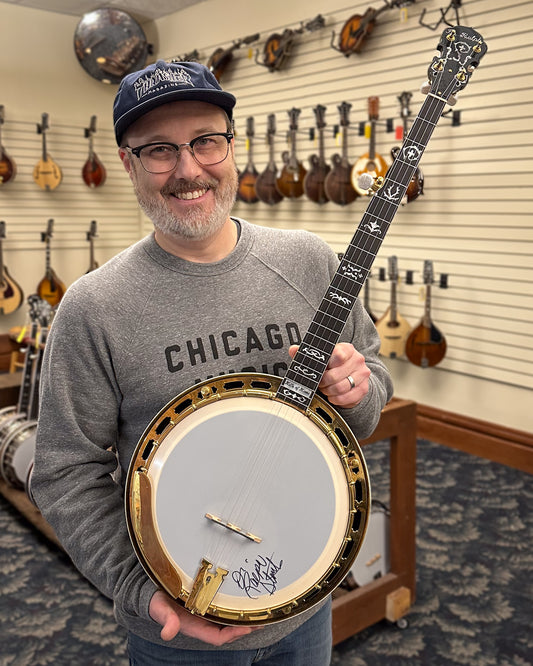 Showroom photo of Frank Neat Stanleytone Hills of Home Resonator Banjo (2006)