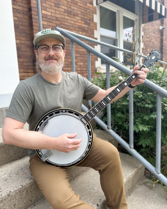 Showroom photo of Gibson RB-250 Resonator Banjo (1969)