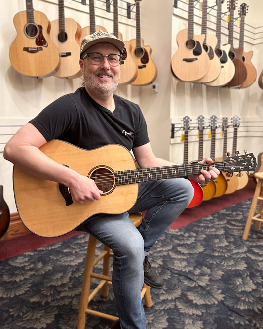 Showroom photo of Taylor Builder's Edition 517e Acoustic-Electric Guitar & Case