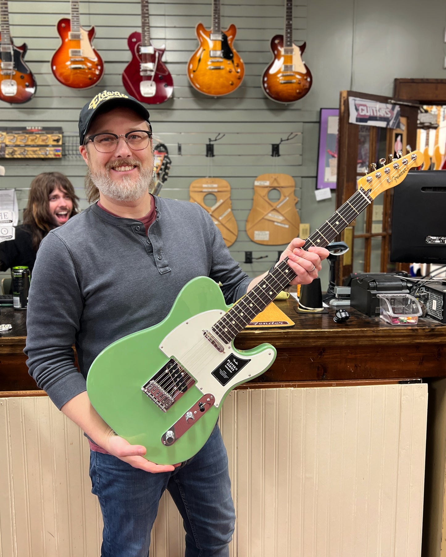 Showroom photo of Fender Player II Telecaster Electric Guitar, Birch Green