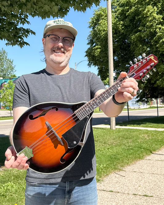Showroom photo of Ibanez M510 A-Style Mandolin, Brown Sunburst