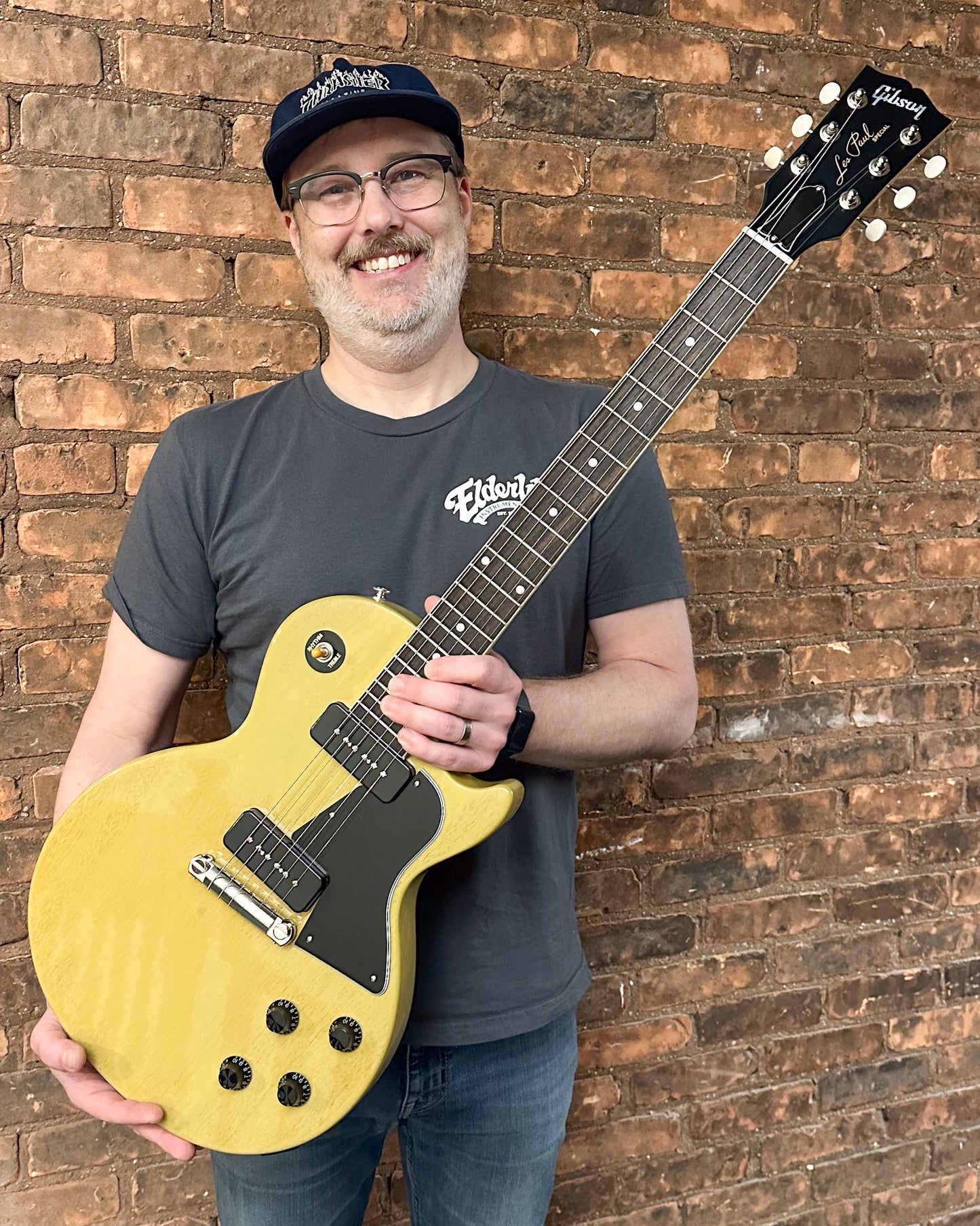 Showroom photo of Gibson Les Paul Special Electric Guitar & Case, TV Yellow