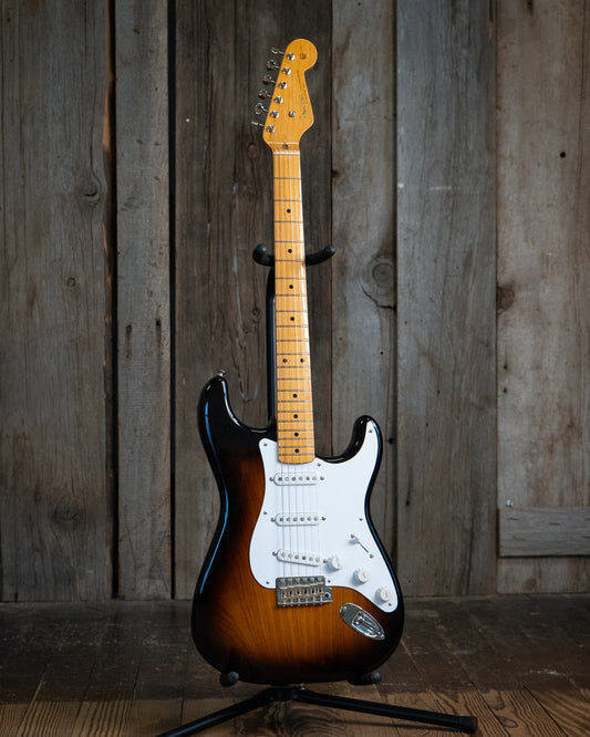 Showroom photo of Fender 70th Anniversary American Vintage II 1954 Stratocaster, 2-Color Sunburst