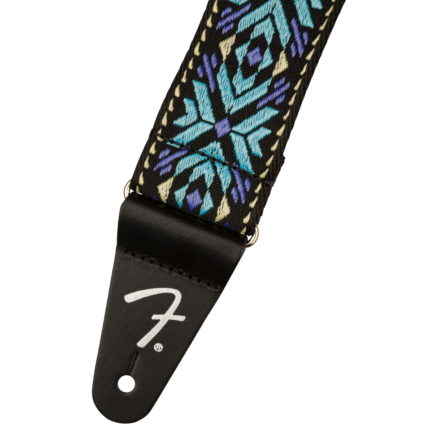Fender 2" Pasadena Woven Strap, Blue Snowflake
