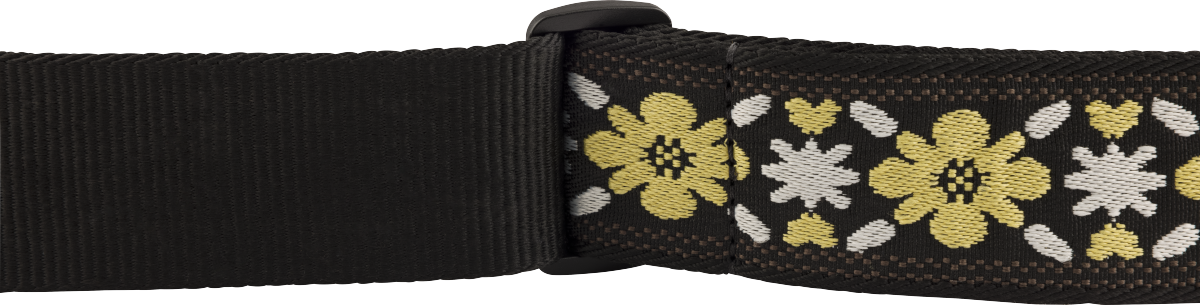 Fender 2" Pasadena Woven Strap, Yellow Clover