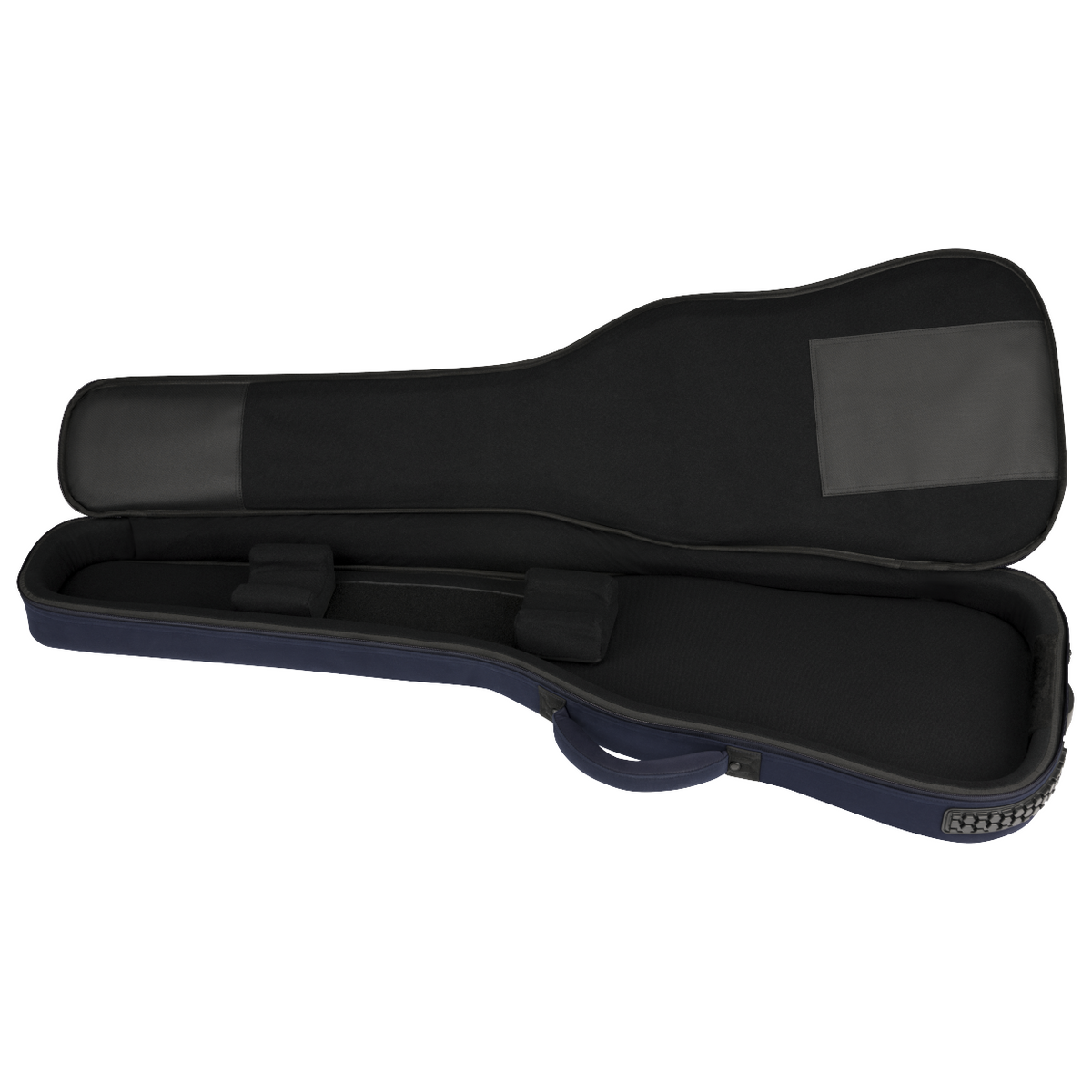 Interior of Fender Troubadour™ Electric Bass Gig Bag, Navy