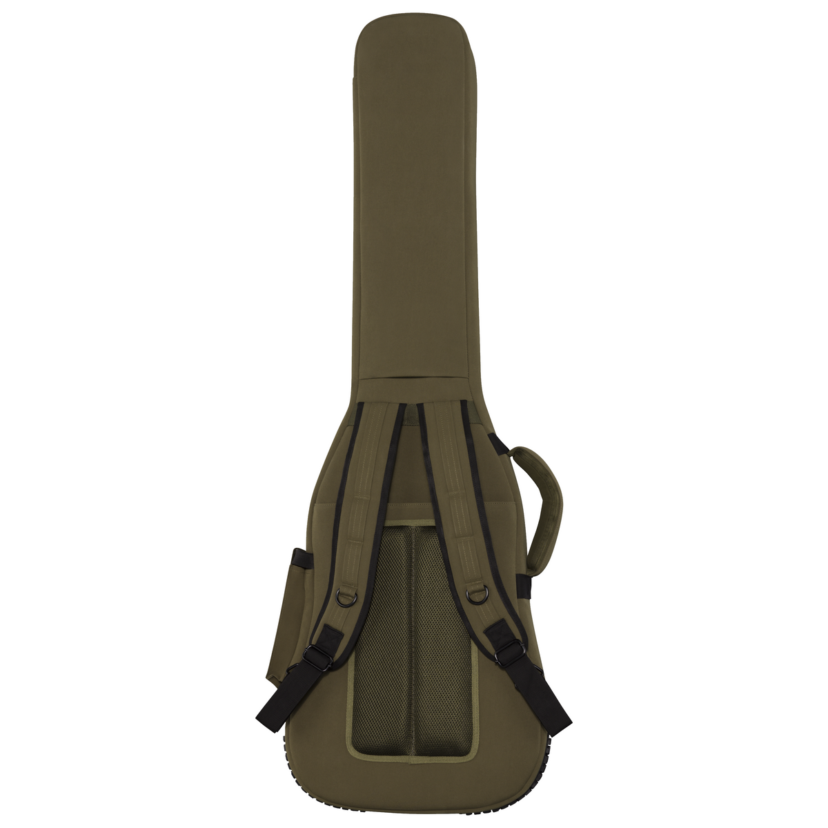 Full back of Fender Troubadour™ Electric Bass Gig Bag, Olive Green