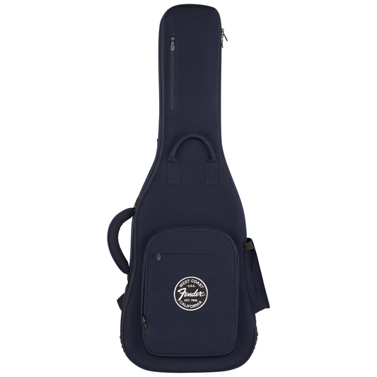 Front of Fender Troubadour™ Electric Guitar Gig Bag, Navy Blue