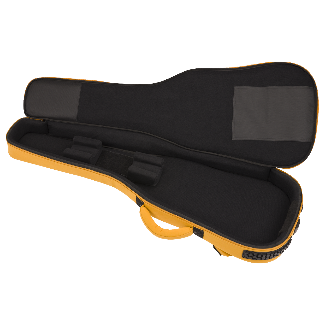 interior of Fender Troubadour™ Electric Guitar Gig Bag, Butterscotch
