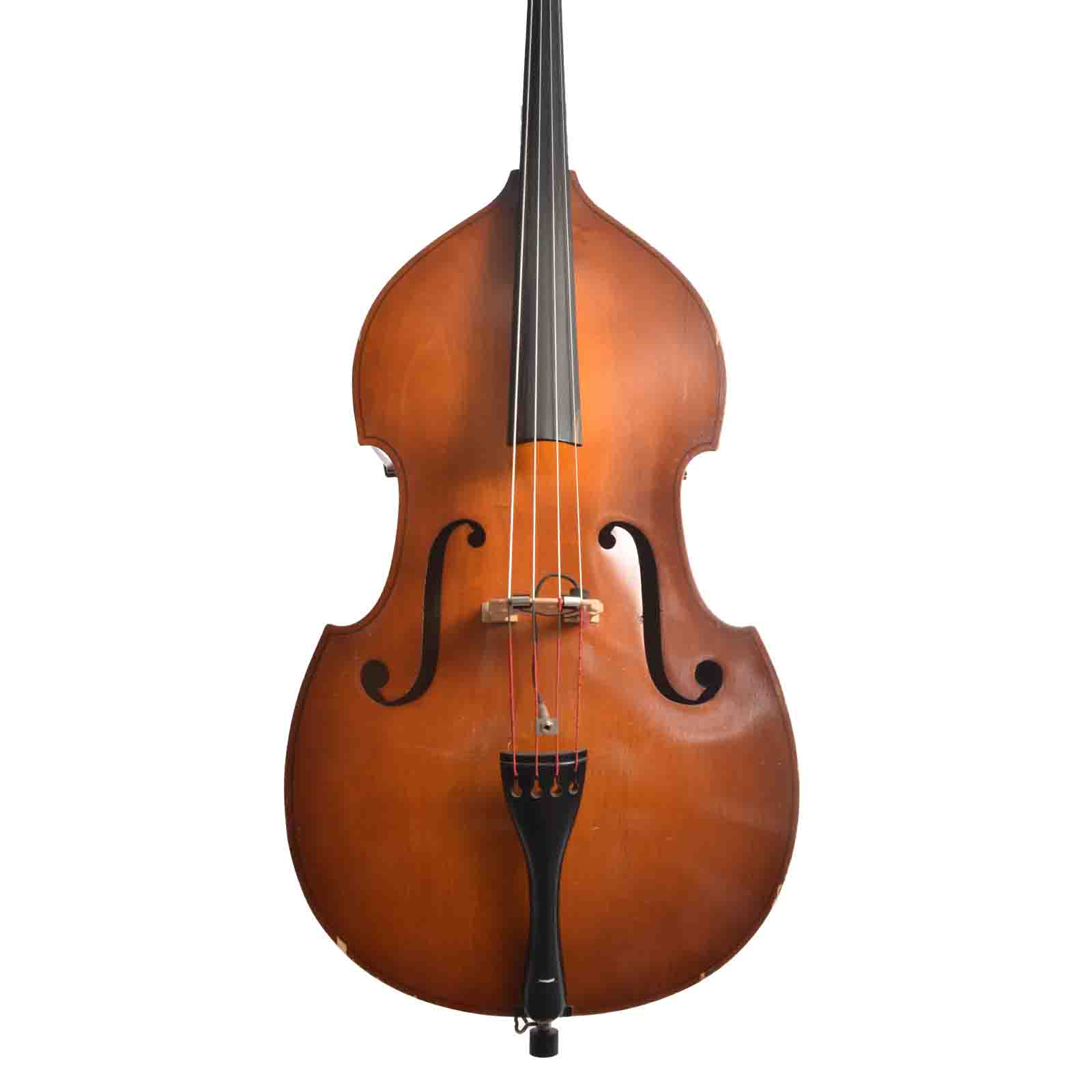 Front of Gustav Meinel 3/4 Upright Bass (1974)
