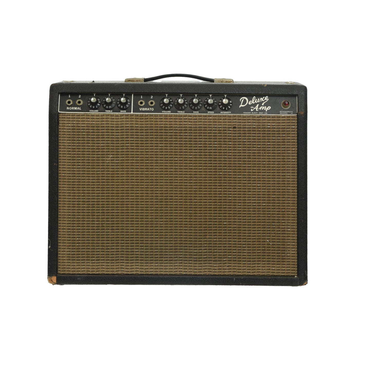 Front of Fender Deluxe Combo Amp  