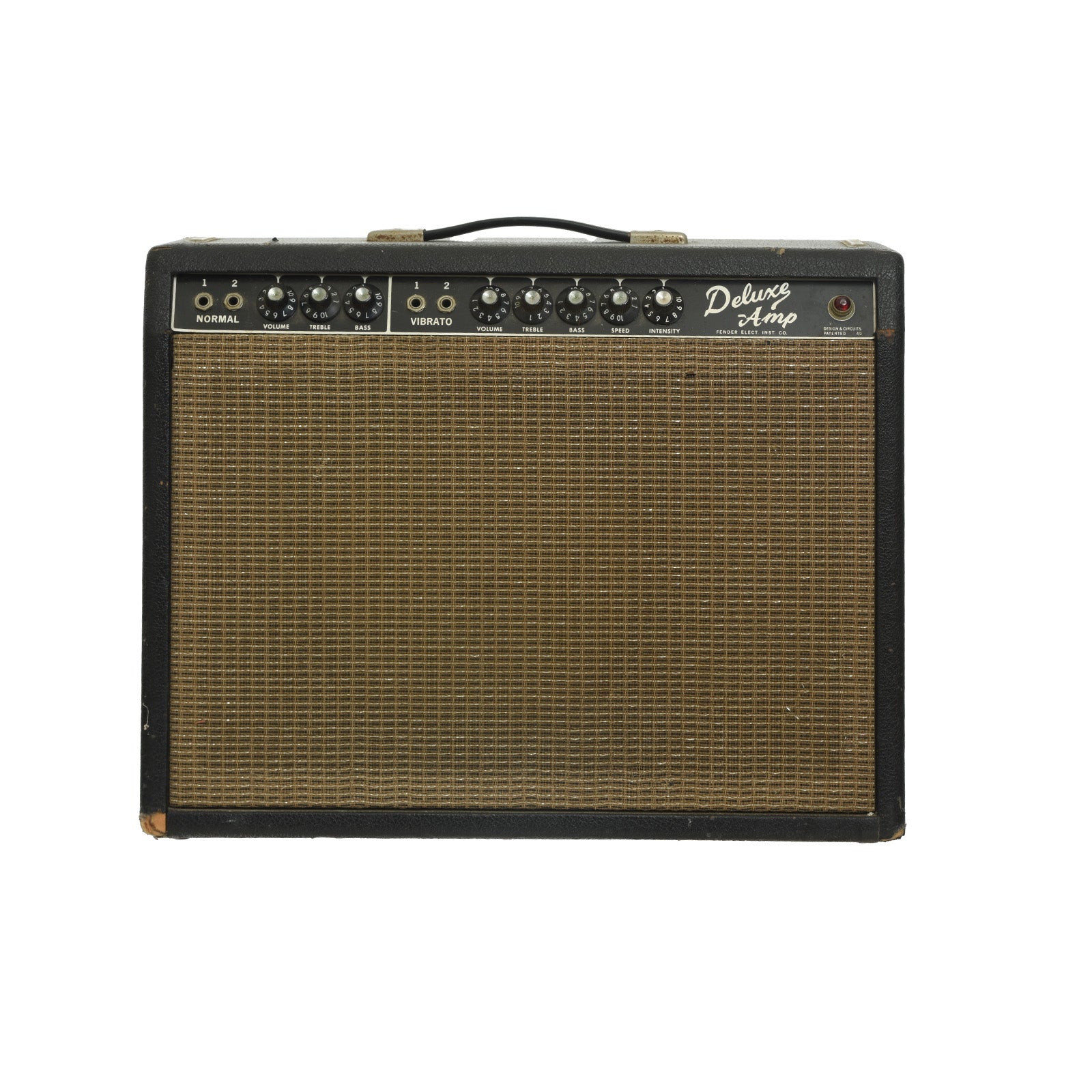 Front of Fender Deluxe Combo Amp  