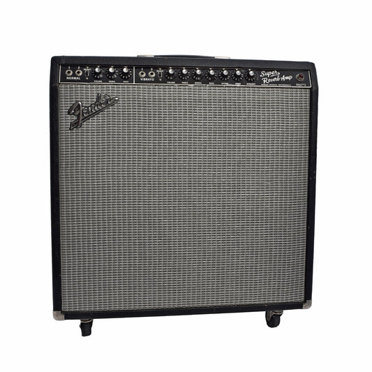Front of Fender Super Reverb Combo Amplifier 