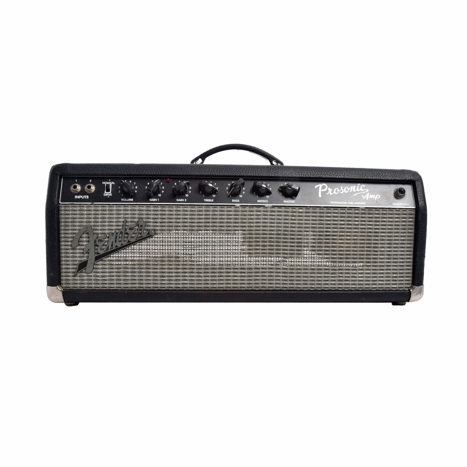 Front of Fender Prosonic Amplifier Head