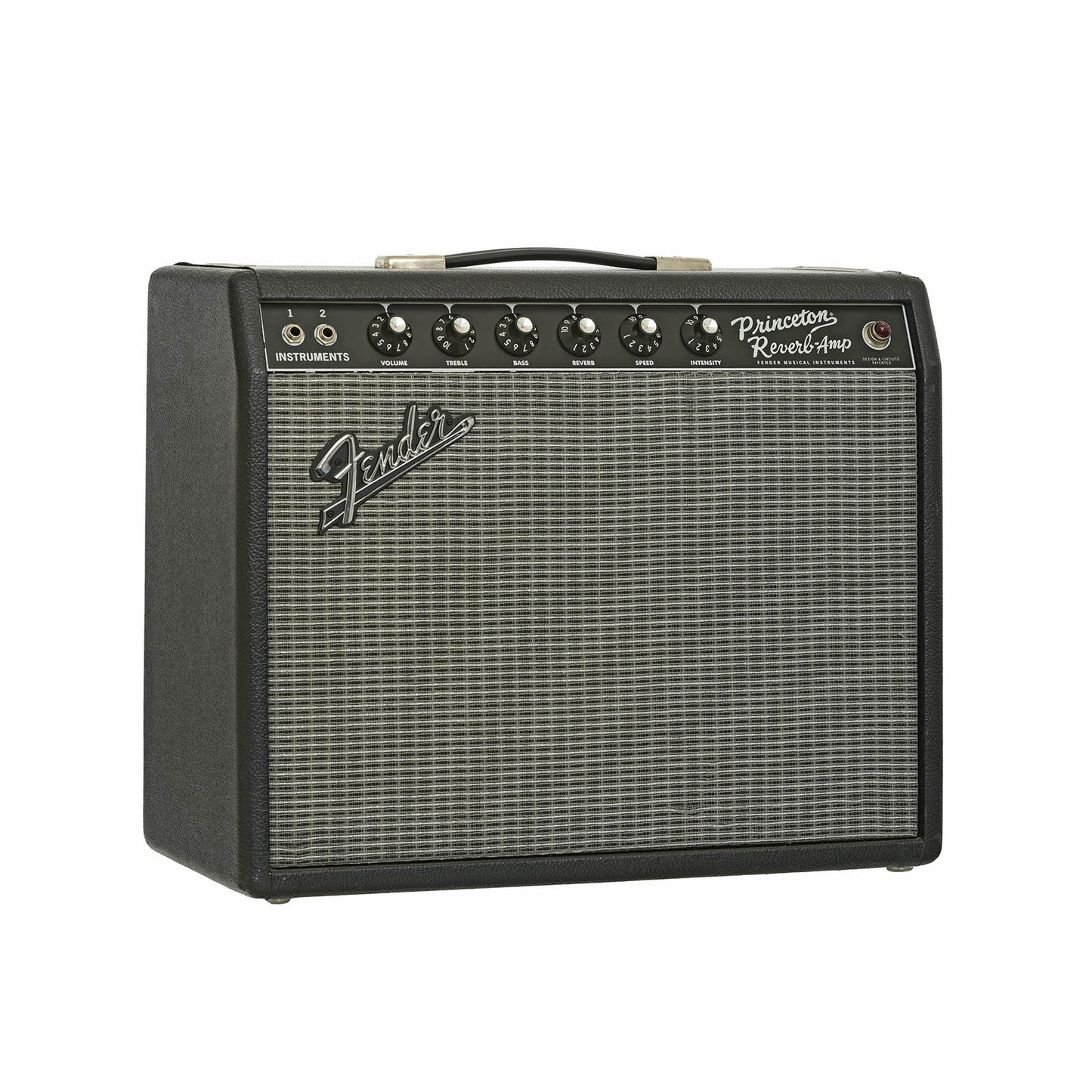 Front and side of Fender '65 Princeton Reverb Combo Amplifier