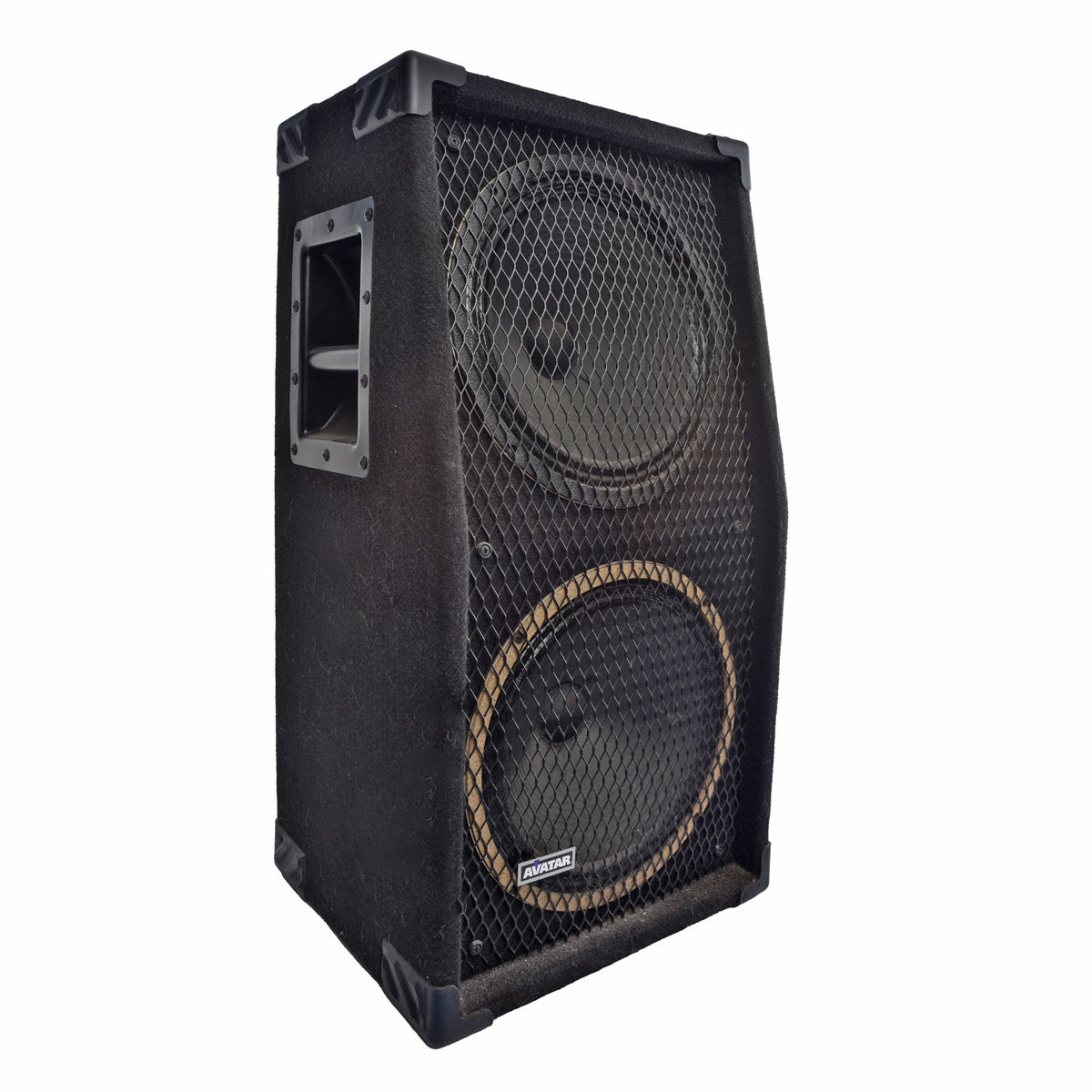Front and side of Avatar 212 Guitar Cab