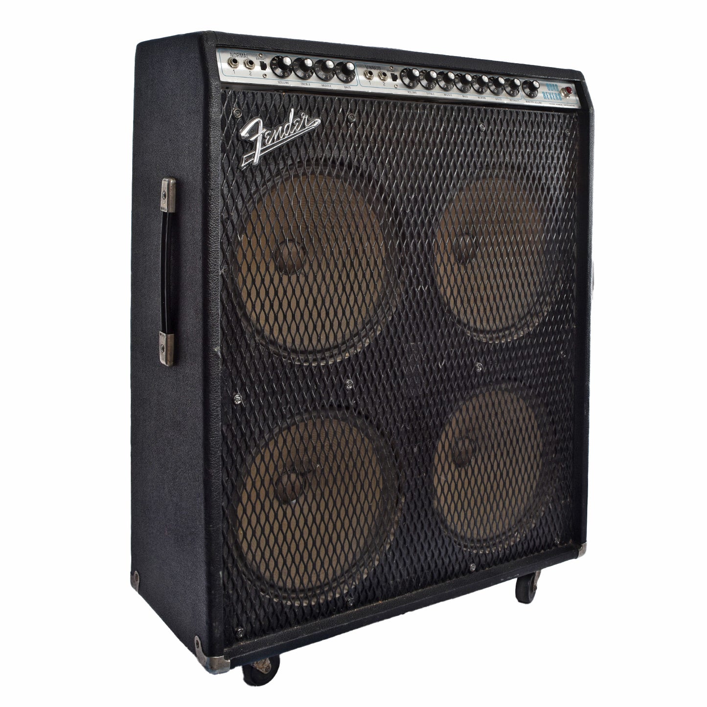 Front and side of Fender Quad Reverb Combo Amplifier 