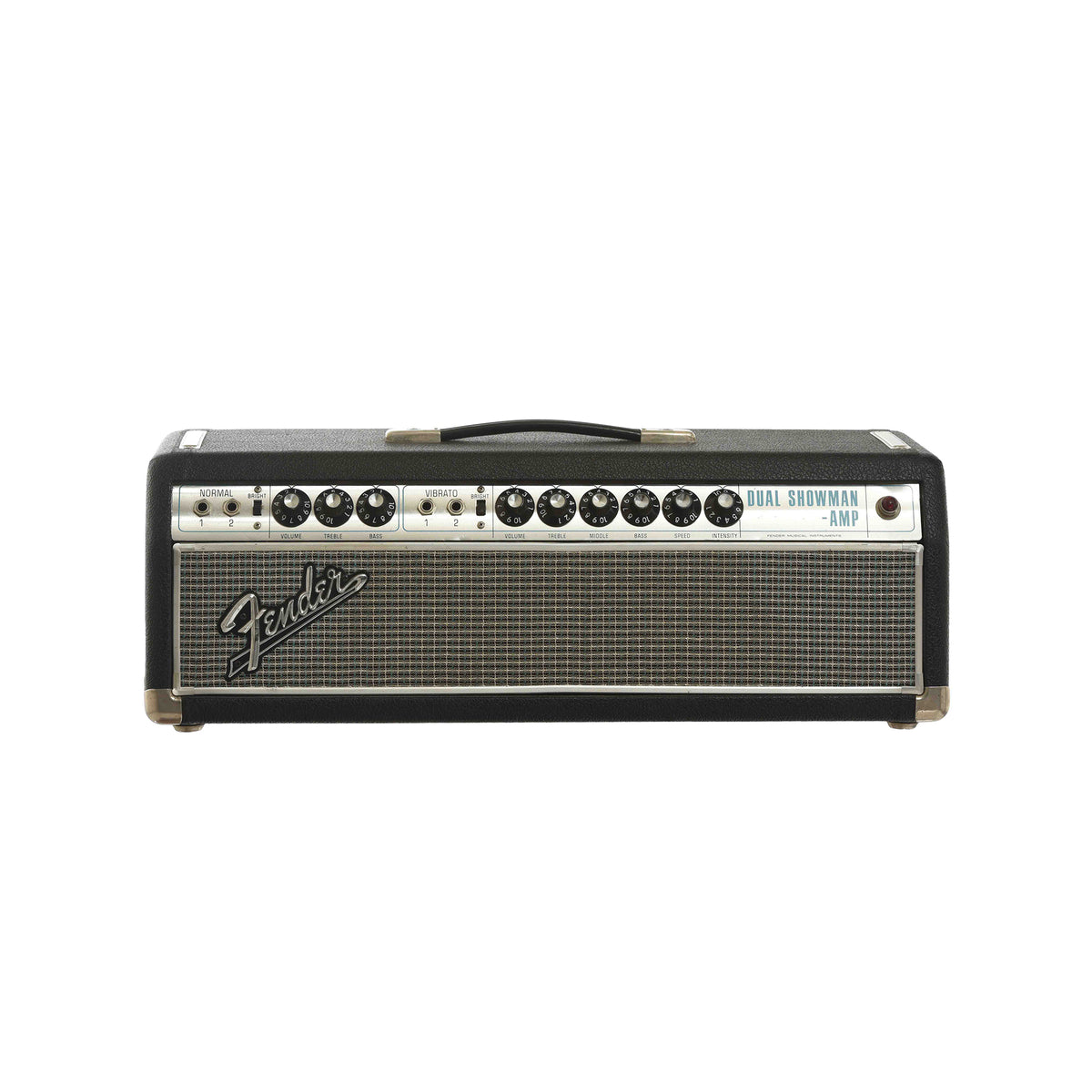 Front of Fender Dual Showman Head (1968)
