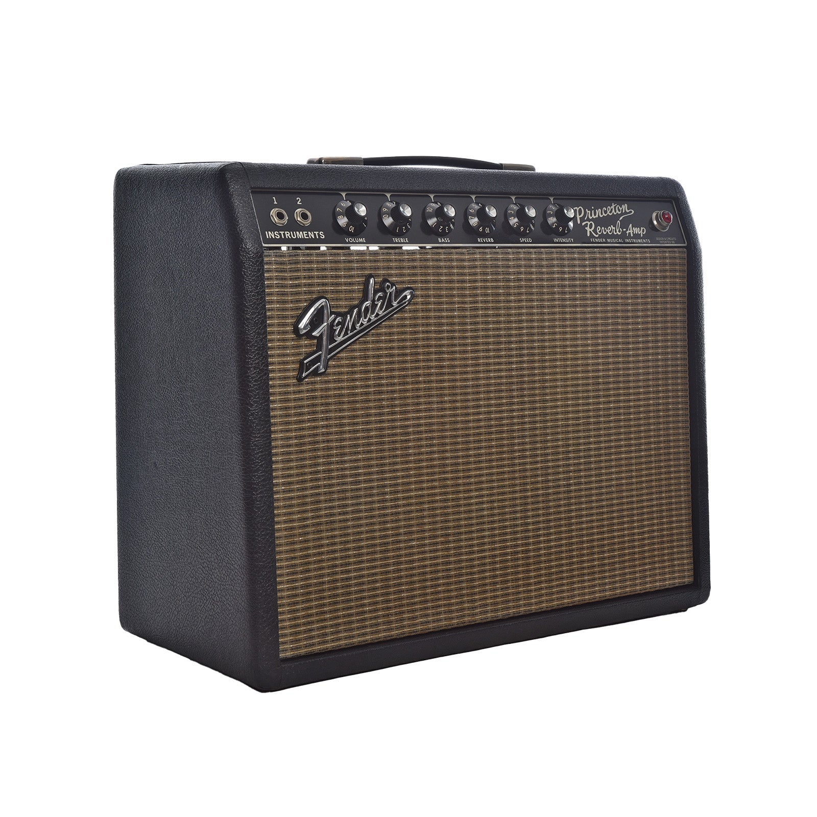Front and side of Fender Princeton Reverb