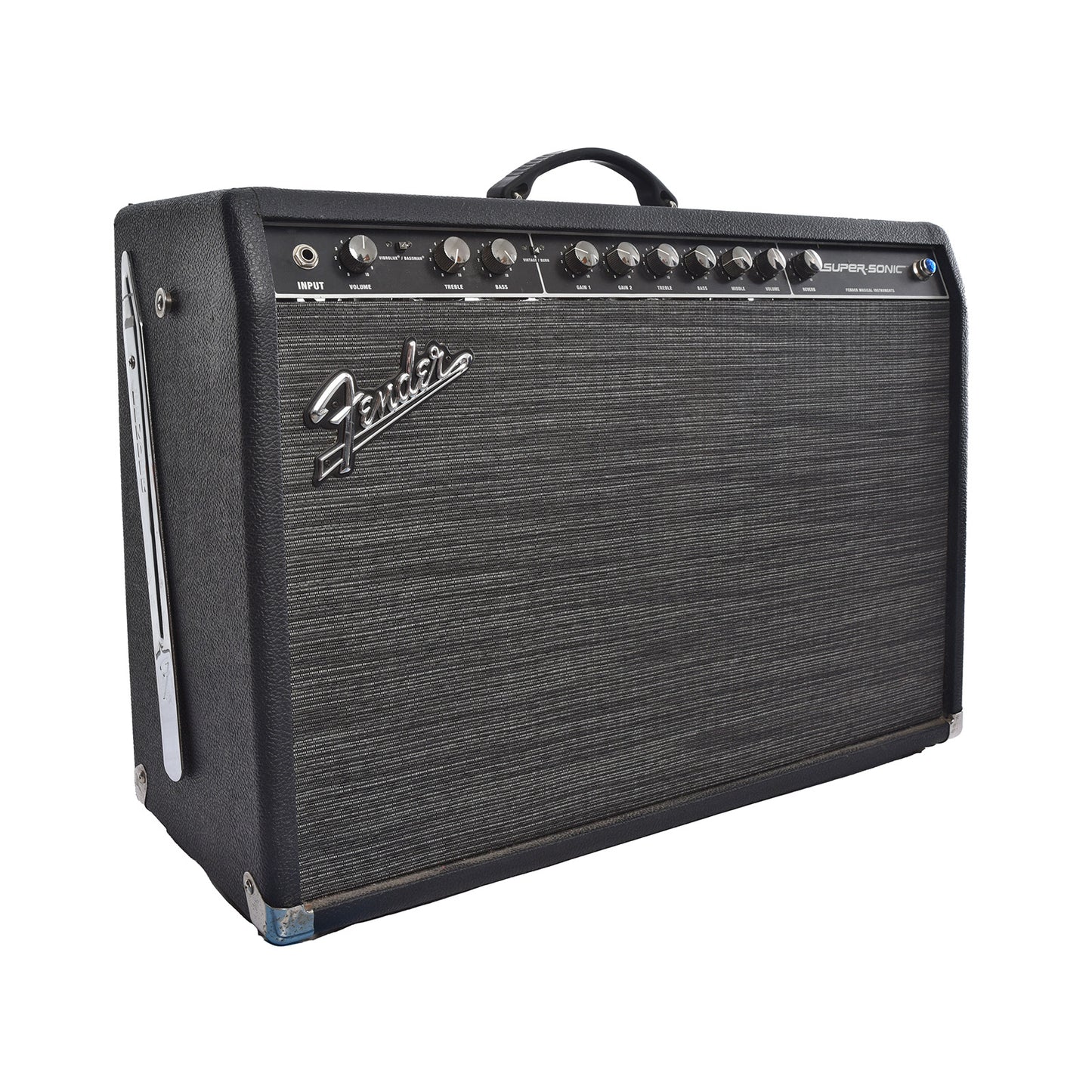Front and side of Fender Super Sonic 60 112 Combo Amplifier