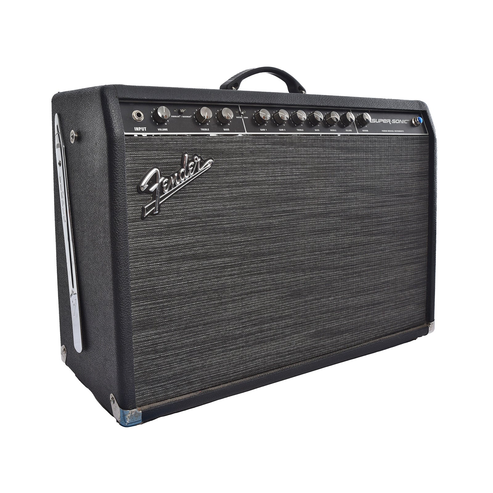 Front and side of Fender Super Sonic 60 112 Combo Amplifier