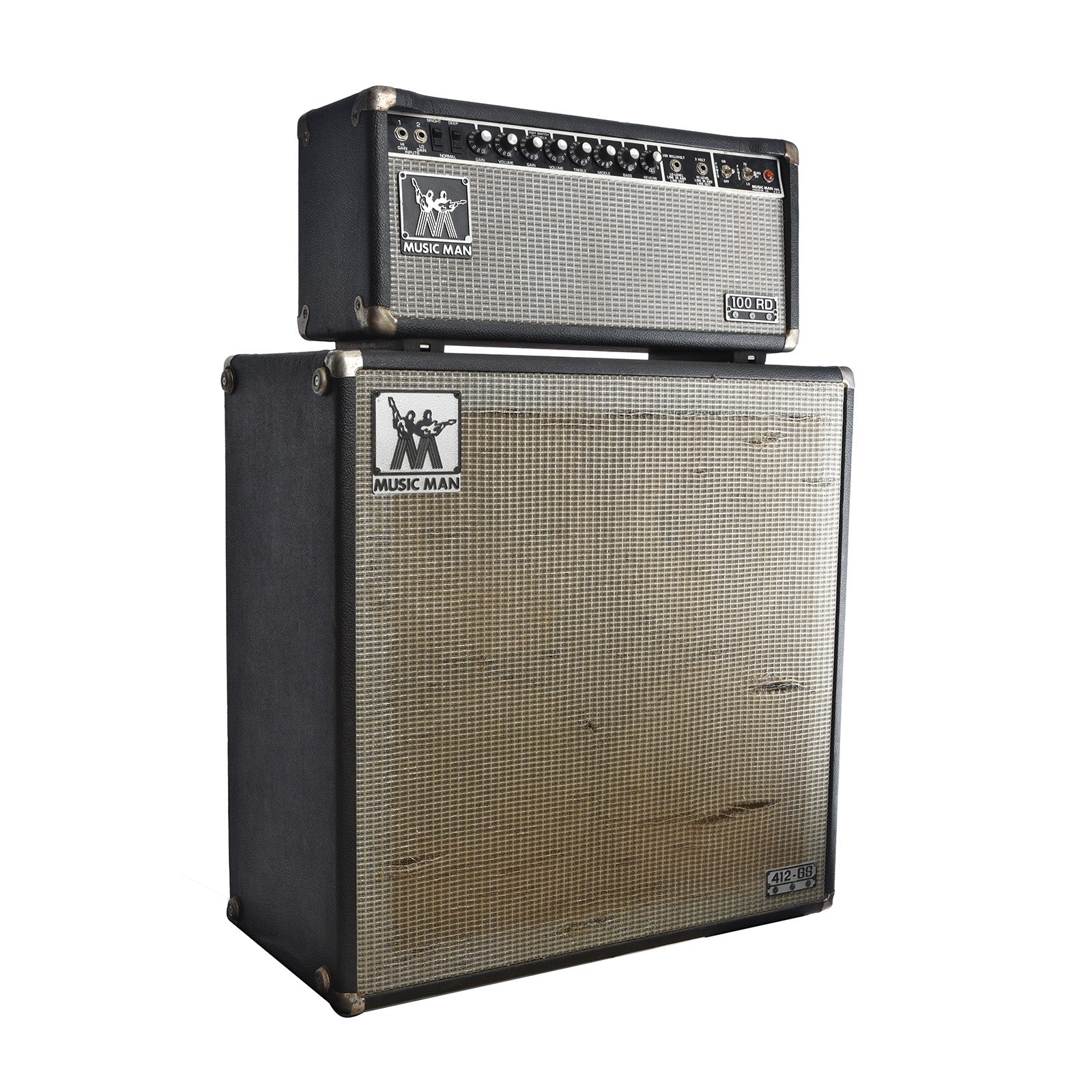 Front and side of Music Man 100RD Rig